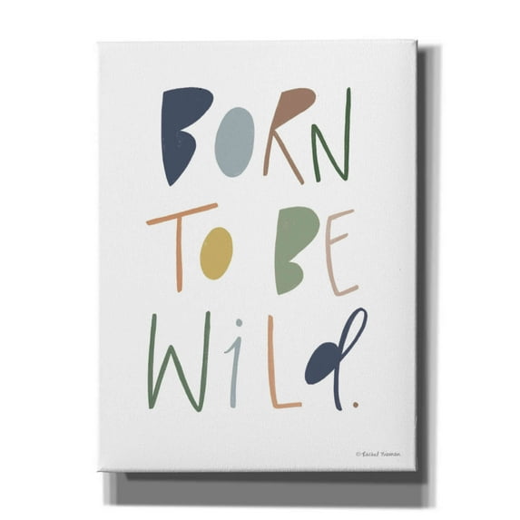 Epic Graffiti 'Born to be Wild' by Rachel Nieman, Canvas Wall Art, 12"x16"