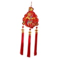 thumbnail image 3 of Elegante adorno colgante de terciopelo con forma de fruta roja tradicional para el Año Nuevo Lunar. 265 x 93 cm, 3 of 7