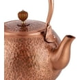 thumbnail image 2 of Tetera de cobre violeta de 1,2 l, hervidor de agua de cobre, tetera Fu, tetera para estufas eléctricas, de inducción y de gas, 2 of 7