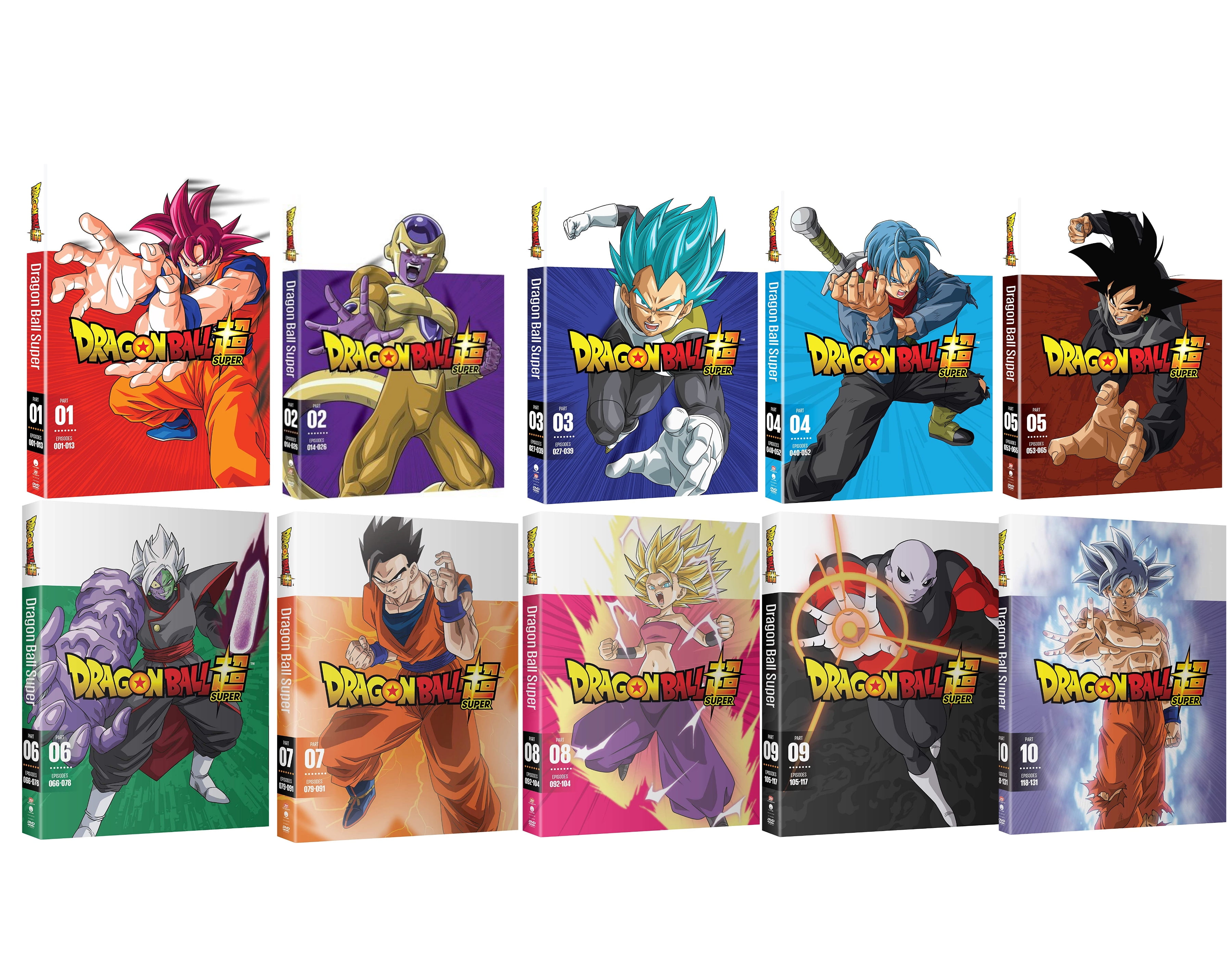 Dragon Ball Super Collection Complete 10 Pack DVD New Sealed 1-131 Episode