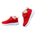 thumbnail image 4 of Quealent Kids Shoes, Boys Girls Sneakers Lightweight Athletic Walking/Running Tennis Shoes(Toddler/Little Kid/Big Kid) Red for Size 3, 4 of 9