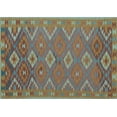 thumbnail image 1 of Ahgly Company Indoor Rectangle Oriental Light Blue Traditional Area Rugs, 5' x 7', 1 of 4