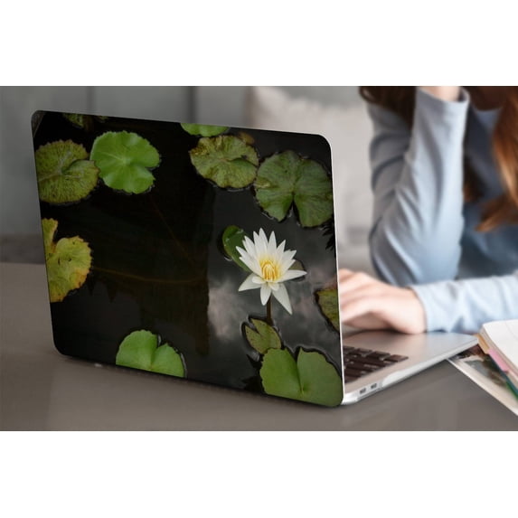KSK KAISHEK Protective Case Hard Cover Compatible MacBook Pro 15"( No Touch, 2015 2014 2013 2012) + Black Keyboard Cover Model A1398, No CD-ROM, No USB-C Flower 0807