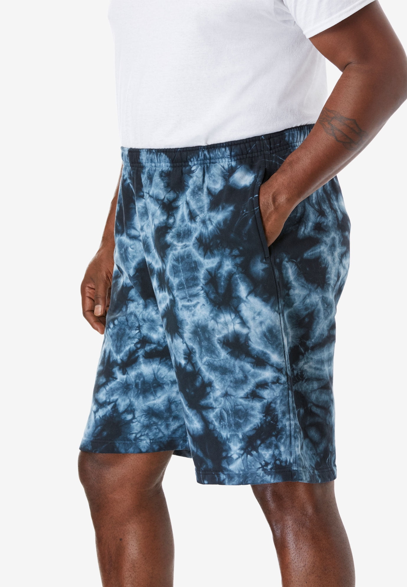 KingSize Mens Big /& Tall Comfort Fleece Shorts