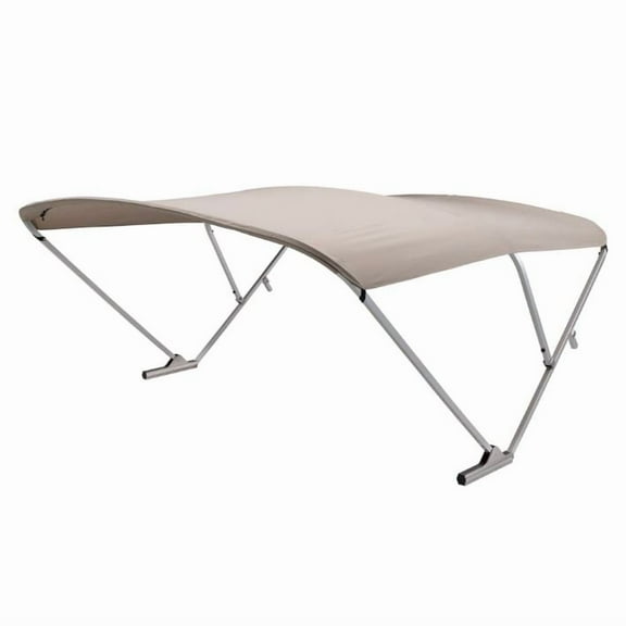 Taylor Made 2024050709 Boat Bimini Top For Pontoon Boats 92in To 102in Beige