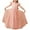 Pink, variant on AUNVITO Girls Flutter Sleeve Round Neck Dress Solid Color Mesh Tulle Puffy Skirt Luxurious Princess Evening Party Gala Hostess Ball Gown