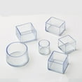 thumbnail image 2 of maskred 16pcs/set Chair Leg Caps Easy Installation Wide Application For Any Furniture Transparent 50*50mm, 2 of 6