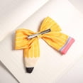 thumbnail image 3 of 1PCS Back to School Pencil Hair Clip – Cute First Day of School Hair Accessory for Girls, Hair Bow for Teens, Uniform Hair Clip for Students, 3 of 7