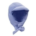 thumbnail image 2 of Bunblic Chapeau Bas avec Oreillettes Chapeau d'Hiver Léger Confortable pour les Femmes vers le Bas Chapeau Chaud pour la Randonnée Moto Escalade Extérieur Bleu, 2 of 8