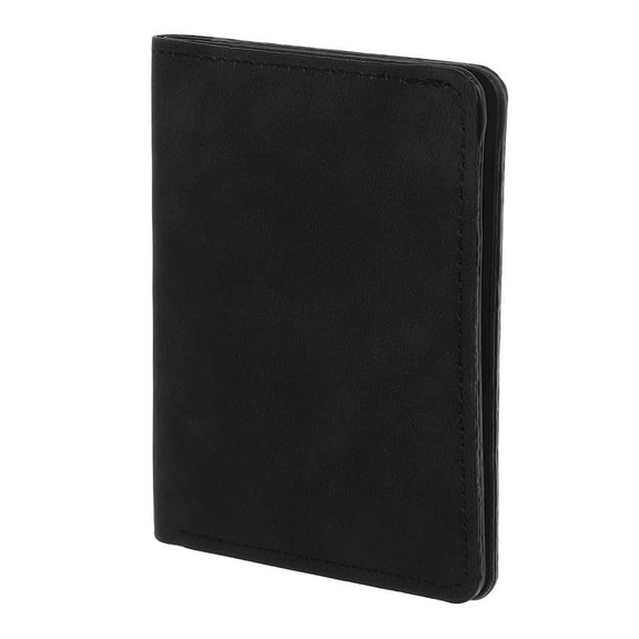 ELAYARD Ultrathin Vertical Men Wallet Card Holder Organizer for Driver License Black