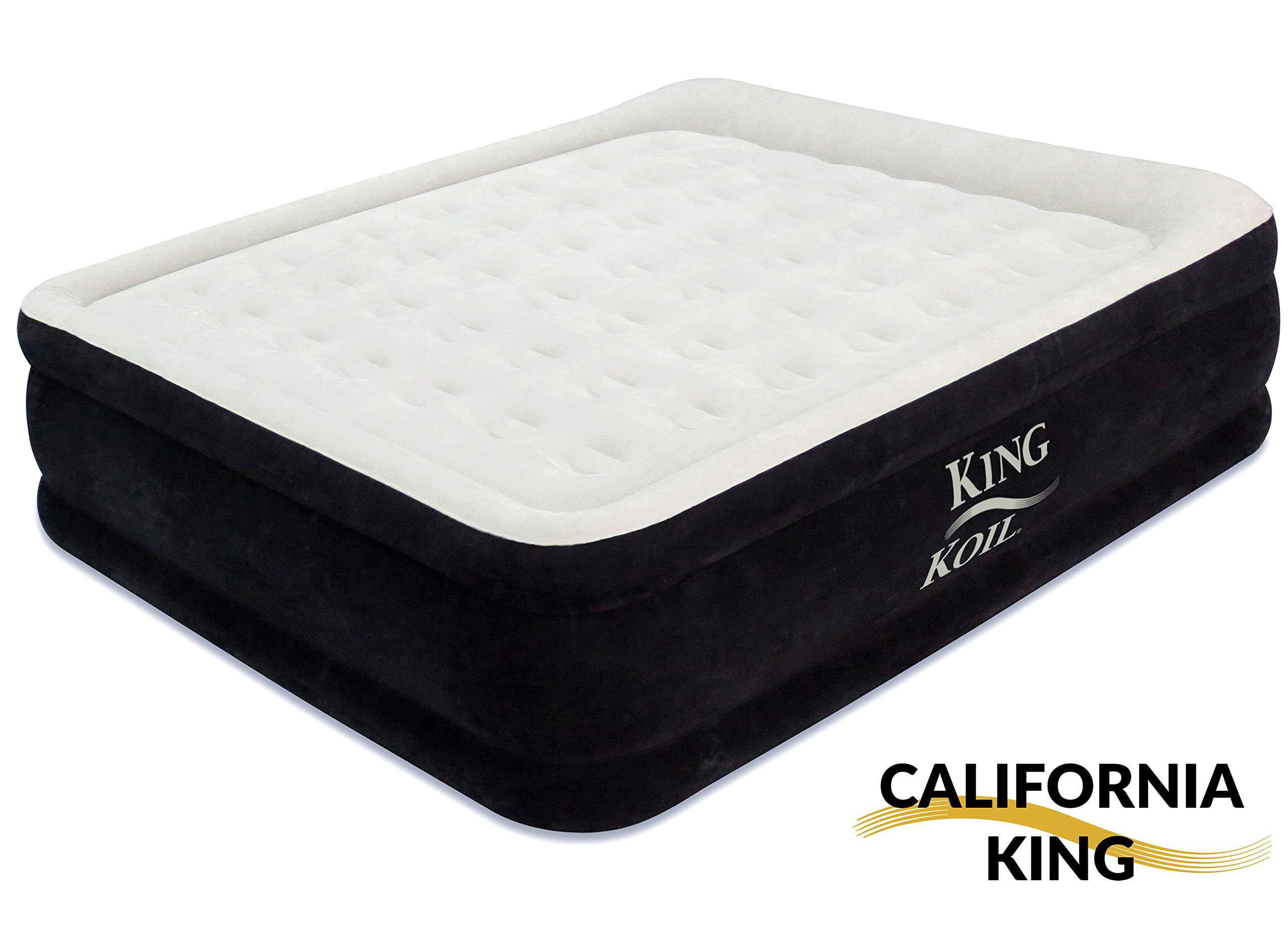 King Koil California Luxury Raised, California King Inflatable Bed