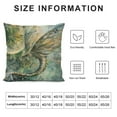 thumbnail image 5 of ARISTURING Beautiful Enchanted Dragonfly Throw Pillow Cover Cozy Square Throw Pillowcases Home Decorative for Bed Couch Sofa Living Room Cushion Cover, 5 of 5