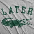 thumbnail image 2 of Later Alligator Unisex Hoodie Funny Sarcastic Gator Joke Graphic Novelty Hooded Sweatshirt, 2 of 6