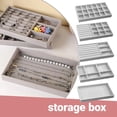 thumbnail image 3 of 1 PC Elegant Stackable Velvet Jewelry Organizer Trays for Drawers, Storage for Earrings, Necklaces, Rings & Bracelets, Ideal Drawer Inserts for Womens Jewelry Display, 3 of 7