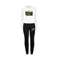 thumbnail image 2 of LovelyWholesale Long Sleeve Round Neck Lemon Letter Print Women's Pants Set, 2 of 6