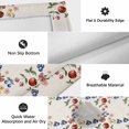 thumbnail image 5 of Spring Botanical Outdoor Rug 3x5 Ft, Non Slip Washable Area Rug, Rustic Summer Fruits Floral Patio Rugs Carpet Runner, Large Floor Mat for Indoor/Outdoor Deck Porch Camping, 5 of 8