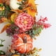 thumbnail image 4 of Corona de otoño con calabazas y peonías | Corona artificial de cosecha para la puerta principal | Decoración de temporada para Acción de Gracias y Halloween para el hogar y la casa de campo, 4 of 7