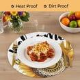 thumbnail image 4 of Welcome Round 15 Inch Placemats Set of 8, Summer Sunflowers Bohemia Floral Country HeatResistant Non Slip Place Mats for Dining Table, Wipeable Braided Kitchen Table Mats for Housewarming, 4 of 9