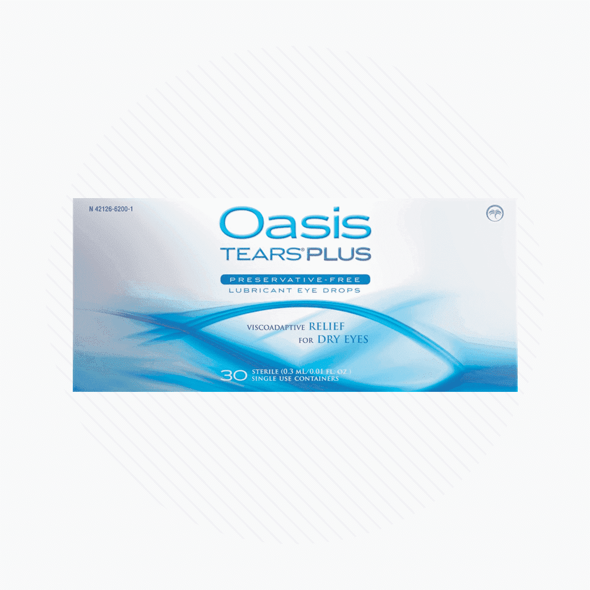 Oasis Tears PLUS Preservative-Free Lubricant Eye Drops 30 vials
