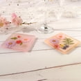 thumbnail image 4 of 8 Pack Round and Square Shape Coaster Base Silicone Mold Resin Epoxy UV DIY Resin Craft Home Decoration Tools, 4 of 4