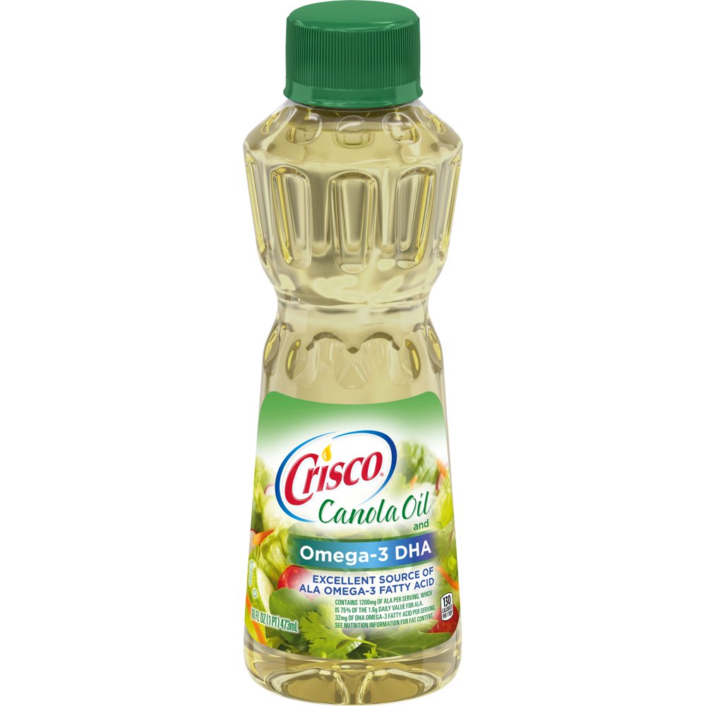 Crisco Canola Oil with Omega3 DHA, 16Fluid Ounce