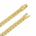 thumbnail image 2 of 7.5mm 14k Yellow Gold Plated Flat Nugget Chain Necklace, 30 inches, 2 of 7