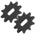 thumbnail image 1 of Steel 420 Model 2Pcs 10 Teeth Steel Motor Chain Sprocket 12x17mm Inner Hole Accessories, 1 of 7