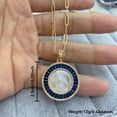 thumbnail image 4 of Our Lady Of Guadalupe Medal Pearl Necklace,Cadena Virgen De Guadalupe 14K Gold Plated Medal,Religious Faith Necklace, 4 of 5