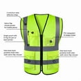 thumbnail image 3 of Safety High Visibility Vest Adjustable Security Vests Traffic Night Outdoor For Running Cycling Sports, 3 of 7
