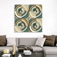 thumbnail image 4 of Great Big Canvas "The Center II Abstract Turquoise"  by Cheryl Warrick Black Teal Abstract  Wrapped Canvas Print Wall Artwork, 4 of 7