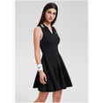 thumbnail image 3 of Top-kevin Women Pleated Tennis Skirt Set Two Piece Racerback Golf Outfits High Waisted Pickleball Skirt with Shorts, 3 of 7
