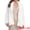 White, variant on Women's Faux Fur Coat Long Sleeve Lapel Shaggy Jackets with Pockets XL Dark Green
