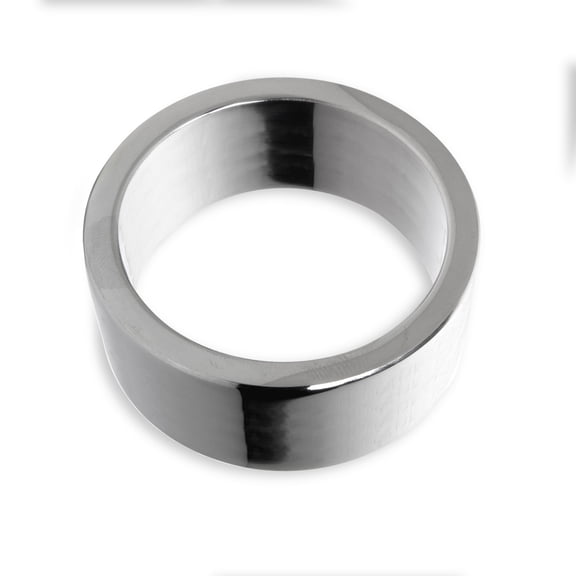 LeLuv Eyro Stainless Penis Ring | (50mm) 1.97" Inside Diameter | 25mm Width | Enhance Pleasure and Performance