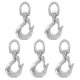 thumbnail image 1 of 5pcs Stainless Steel Eye Slip Hook with Safety Latch Lifting Hoisting Chain Hooks, 1 of 5