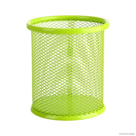 

Desk Tidy Mesh Pen Pot Holder Pencil Stationery Organiser Office Storage Case
