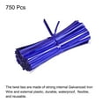 thumbnail image 3 of Uxcell Foil Twist Ties 4.72" Plastic Closure Tie for Bread Candy Blue 750Pcs, 3 of 5
