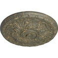 thumbnail image 3 of Ekena Millwork 15 3/4"OD x 5/8"P Amelia Ceiling Medallion (Fits Canopies up to 4 1/8"), Hand-Painted Witch Hazel Crackle, 3 of 6