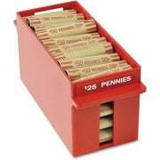 MMF Porta-Count Extra-cap. Penny Trays, Red, 1 Each (Quantity)