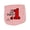 AD-Pink, variant on Inktastic Our Little Ladybug is 1 Baby Burp Cloth