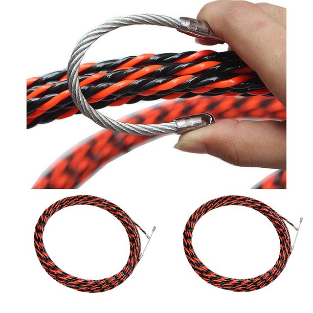 Cable De Enhebrador Eléctrico De 2 Piezas Cable De Varillas De Pescado Tirando Del Extractor Trabajo Con Terminales Y Ojales In DYNWAVEMX Hilo de alambre eléctrico