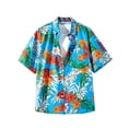 thumbnail image 4 of Juesizh Hawaiian Shirt for Men Short Sleeve Button up Shirts Fashion Casual Summer Printed Beach Shirts, XS-XL, 4 of 5