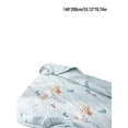 thumbnail image 3 of Yardvibe Cooling Comforter Twin Size, Giraffe Print Breathable Summer Comforter for Hot Sleepers & Night Sweats, Silky Smooth Cooling Blanket, Blue (C), 3 of 6