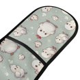 thumbnail image 2 of Dailycode Double Sided Oven Mitt with Loop Heat Resistant Kitchen Long Potholders 7" x 35" Cute White Chicken, 2 of 6