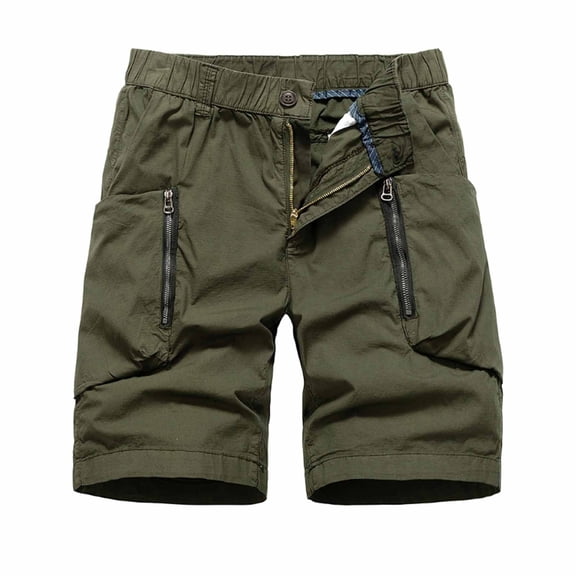 Wancir Men's Hiking Cargo Shorts Quick Dry Lightweight Travel Shorts with Multi Pockets for Fishing Camping Golf