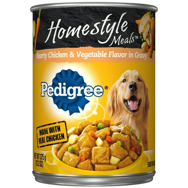 PEDIGREE Homestyle Meals Adult Canned Wet Dog Food Hearty Chicken and