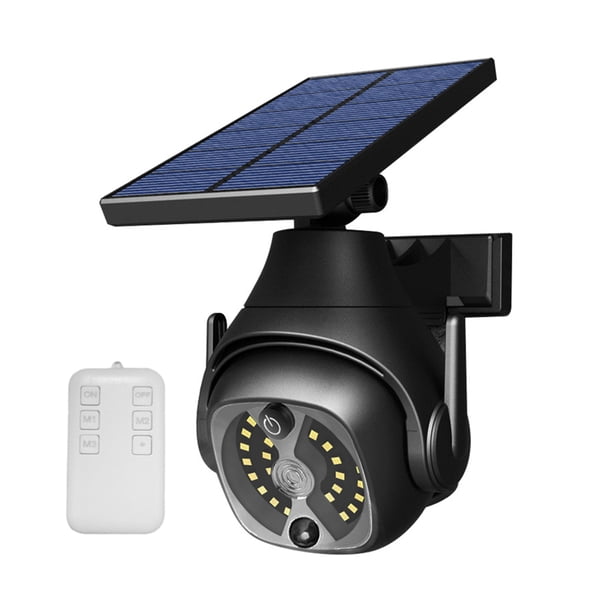 Matsuzay Lámpara solar de pared impermeable con energía solar para luces solares al aire libre lámpara solar al aire libre Cámaras de vigilancia tipo2