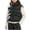 RYW-Black, variant on LWFFDAW Toddler Kids Girls Cropped Puffer Vest Full Zip Stand Collar Sleeveless Puffer Vest Winter Warm Loose Outwear Jacket 12-13 Years