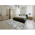 thumbnail image 4 of Ahgly Company Indoor Rectangle Contemporary Gray CON3050X Area Rugs, 5' x 7', 4 of 6