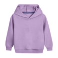 thumbnail image 6 of MLQIDK Cute Plain Hoodie for Girls Kids 10-12 Years Long Sleeve Solid Color Cute Sweatshirt Pullover Cute Kids Clothes 150(11-12 Years), 6 of 6