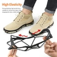 thumbnail image 4 of TIELUTT Walk Traction Cleats Ice Cleats 360° Steel Coil Grip for All Direction Traction Elastic Outer Band Traction Cleats for Winter Walking on And Ice Climbing Hiking Unisex, 4 of 4